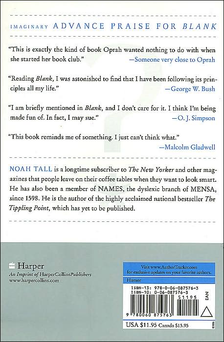 Blank: The Power of Not Actually Thinking at All