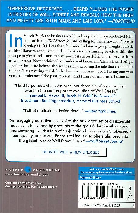 Blue Blood and Mutiny: The Fight for the Soul of Morgan Stanley