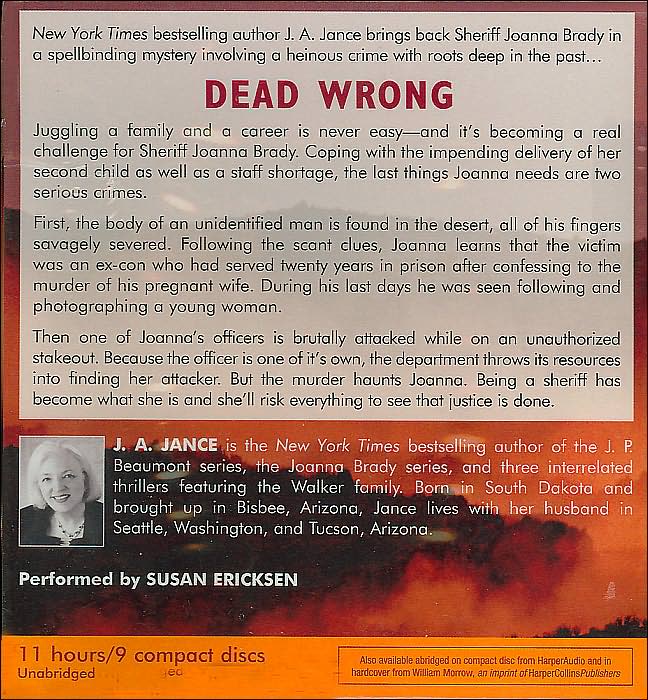 Dead Wrong (Joanna Brady Series #12)