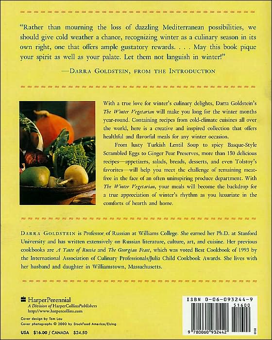 Winter Vegetarian: Recipes and Reflections for the Cold Season
