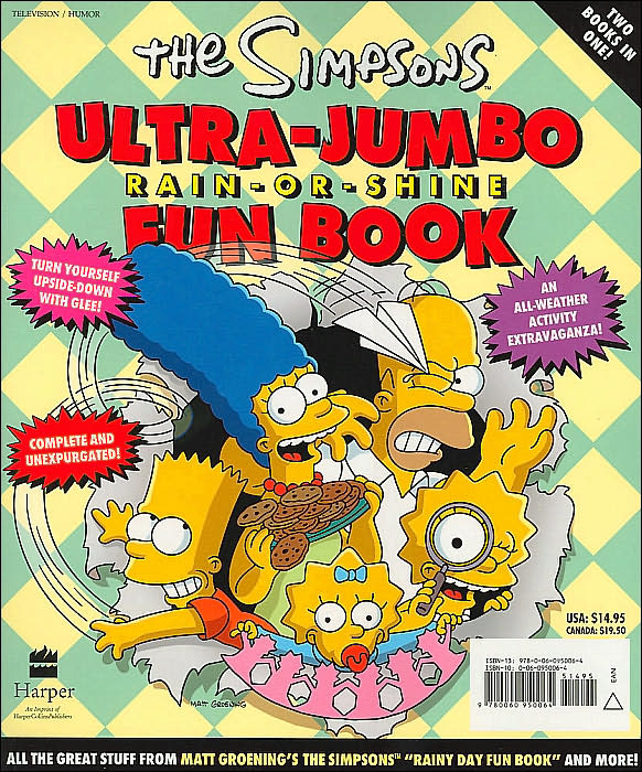 The Simpsons Ultra-Jumbo Rain-or-Shine Fun Book