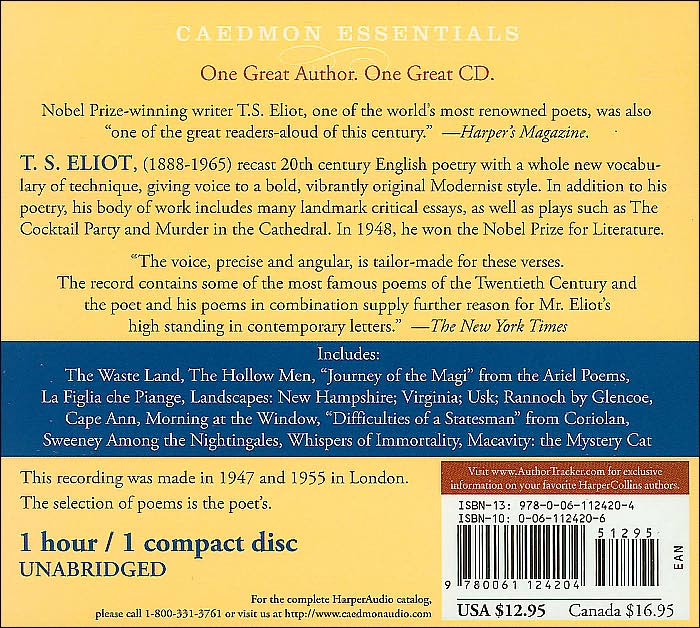 Essential Eliot