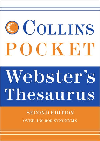 Collins Pocket Webster's Thesaurus. 2e