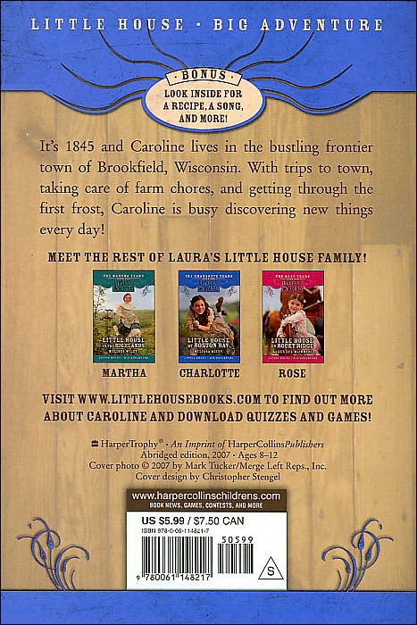 Little House in Brookfield (Little House Series: The Caroline Years #1)