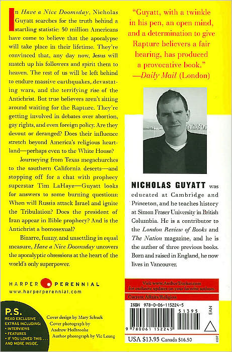 Have a Nice Doomsday: Why Millions of Americans Are Looking Forward to the End of the World