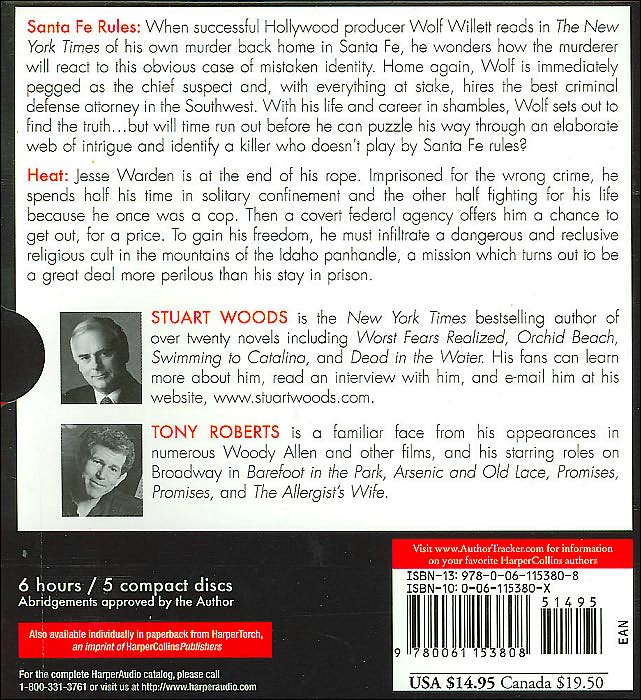 Stuart Woods CD Audio Treasury: Santa Fe Rules/Heat