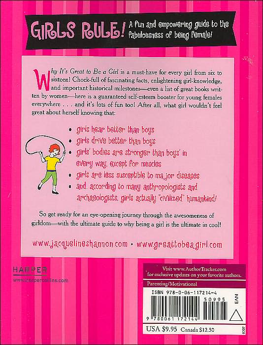 Why It's Great to Be a Girl: 50 Awesome Reasons Why We Rule!