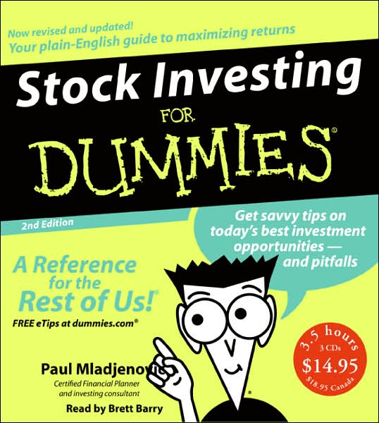 Stock Investing for Dummies 2nd Ed. CD: Stock Investing for Dummies 2nd Ed. CD