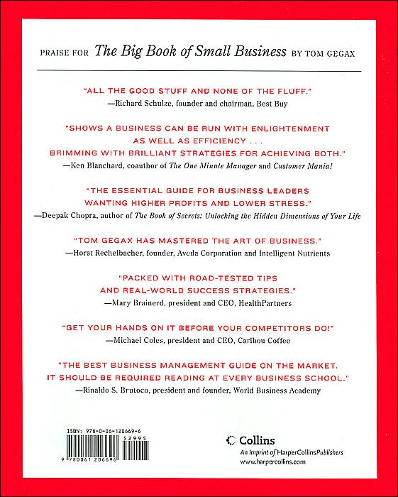 The Big Book of Small Business: You Don't Have to Run Your Business by the Seat of Your Pants