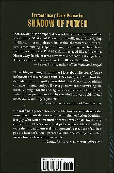 Shadow of Power (Paul Madriani Series #9)
