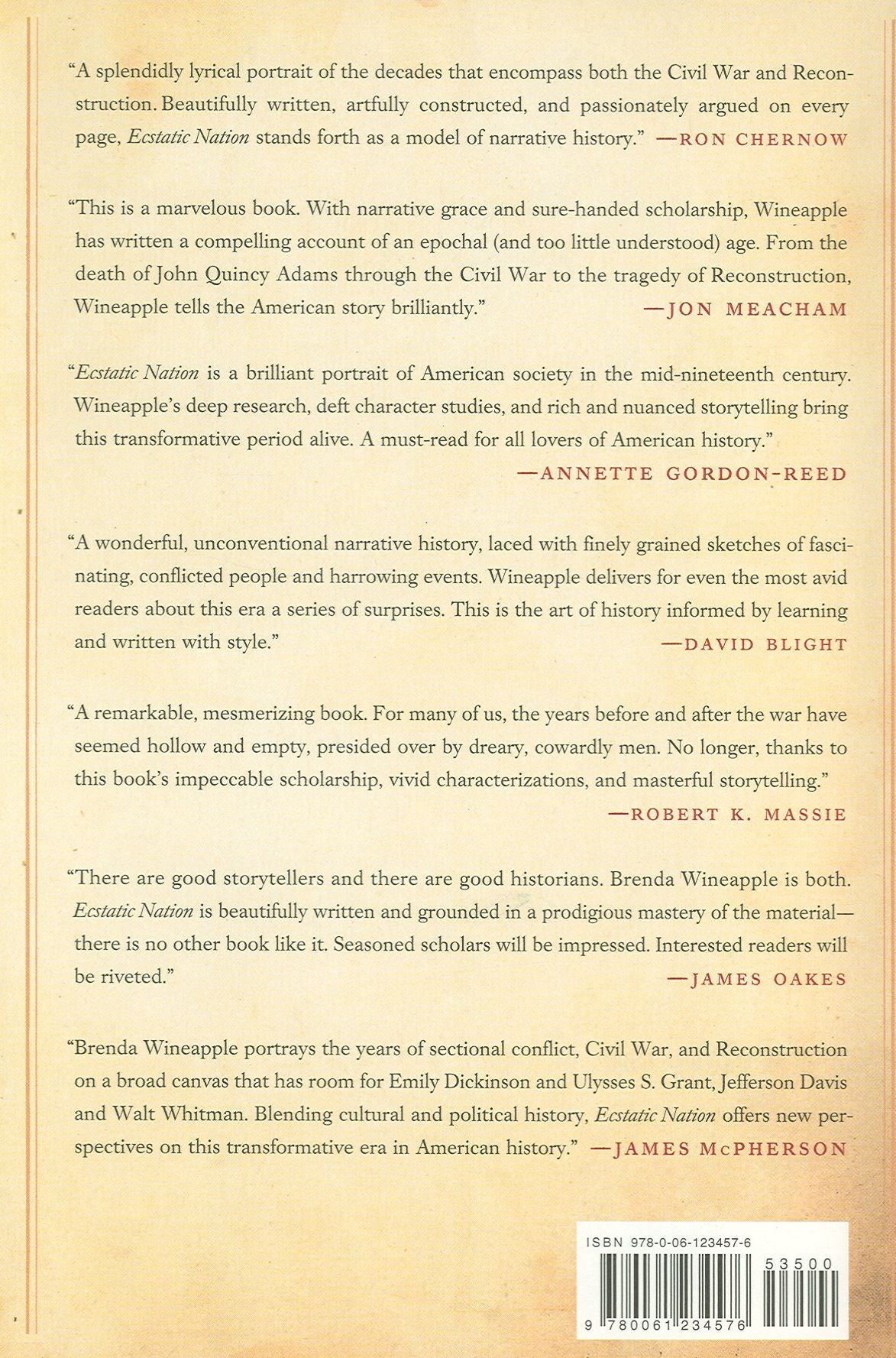 Ecstatic Nation: Confidence, Crisis, and Compromise, 1848-1877