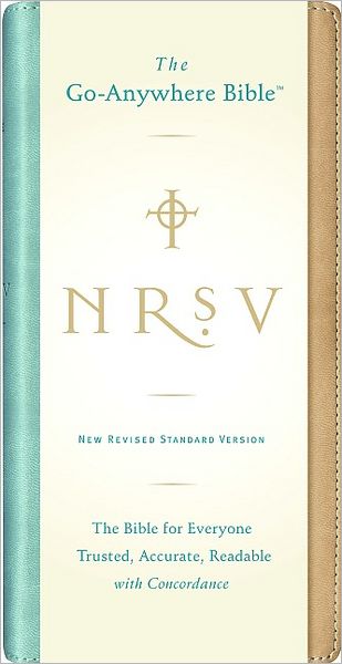 NRSV Go-Anywhere Bible (Tan/Teal Nutone)