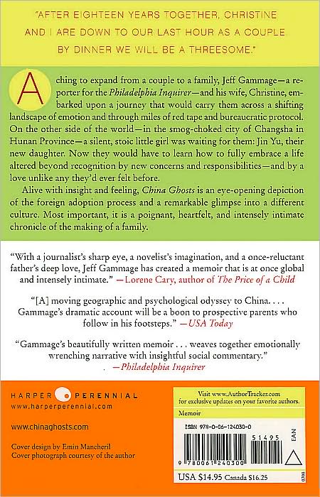 China Ghosts: My Daughter's Journey to America, My Passage to Fatherhood
