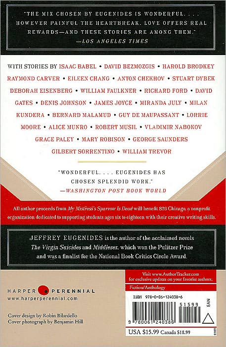 My Mistress's Sparrow Is Dead: Great Love Stories from Chekhov to Munro