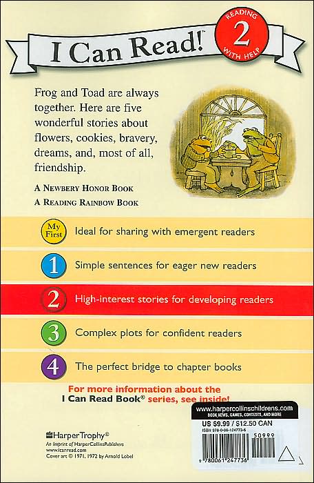 Frog and Toad Together (I Can Read Book Series: Level 2)