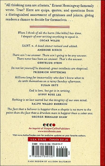 Atheist's Bible: An Illustrious Collection of Irreverent Thoughts