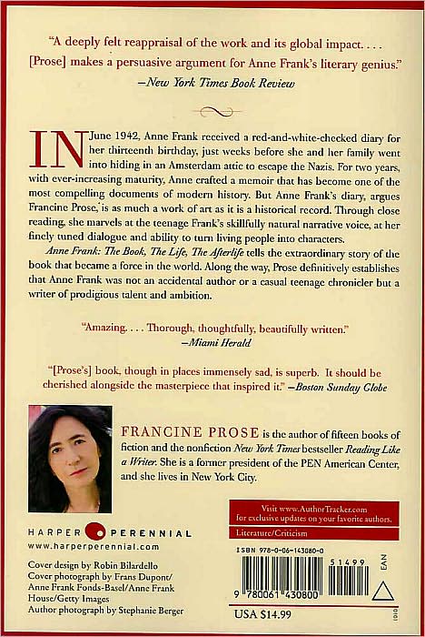 Anne Frank: The Book, The Life, The Afterlife