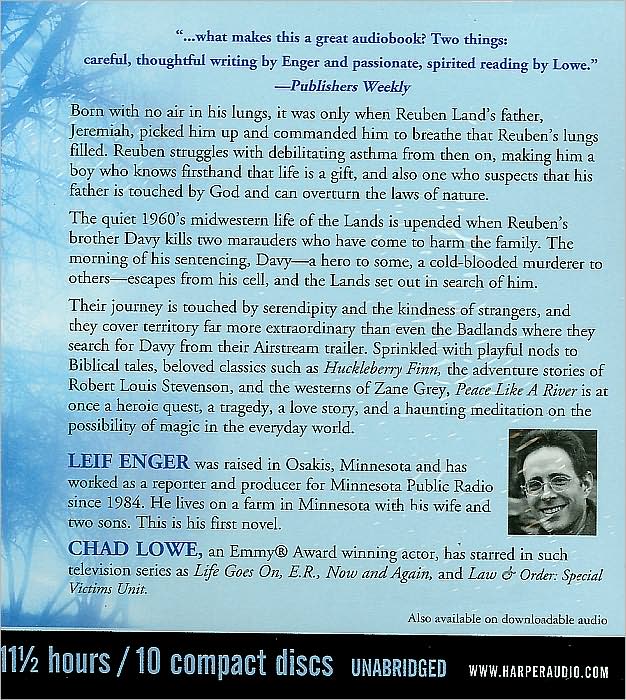 Peace Like a River CD: Peace Like a River CD