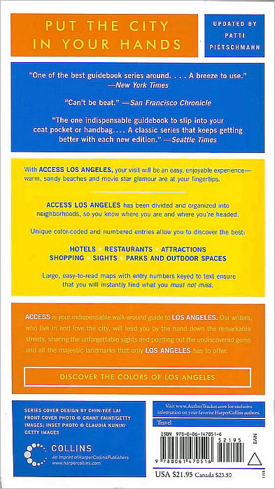 Access Los Angeles, 13th Edition (Access Travel Guide Series)