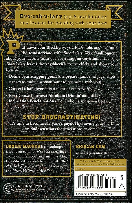 Brocabulary: The New Man-i-festo of Dude Talk