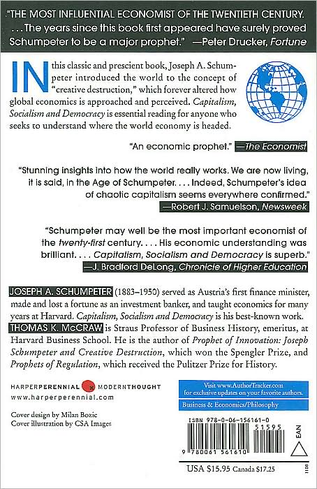 Capitalism, Socialism, and Democracy