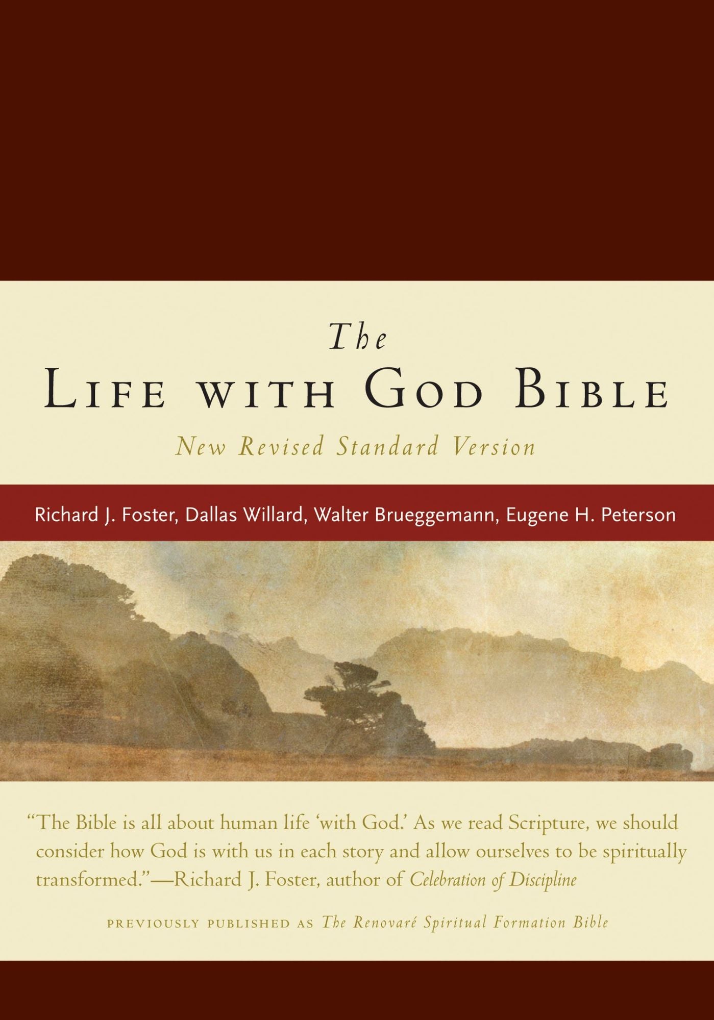 Life with God Bible NRSV, The (Compact, Ital Leath, Burgundy)