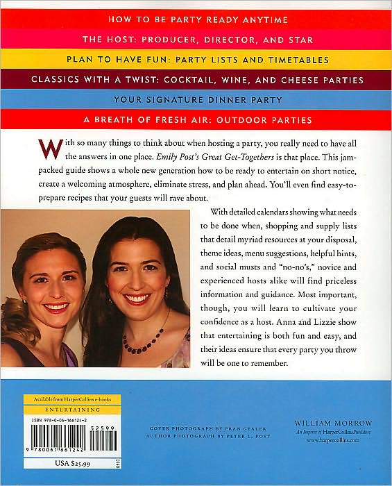 Emily Post's Great Get-Togethers: Casual Gatherings and Elegant Parties at Home