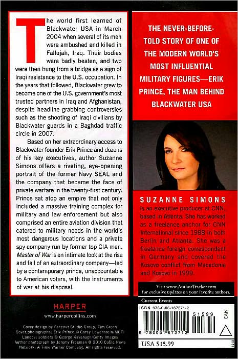 Master of War: Blackwater USA's Erik Prince and the Business of War