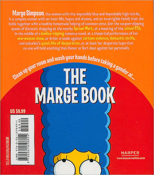 Marge Book: Simpsons Library of Wisdom