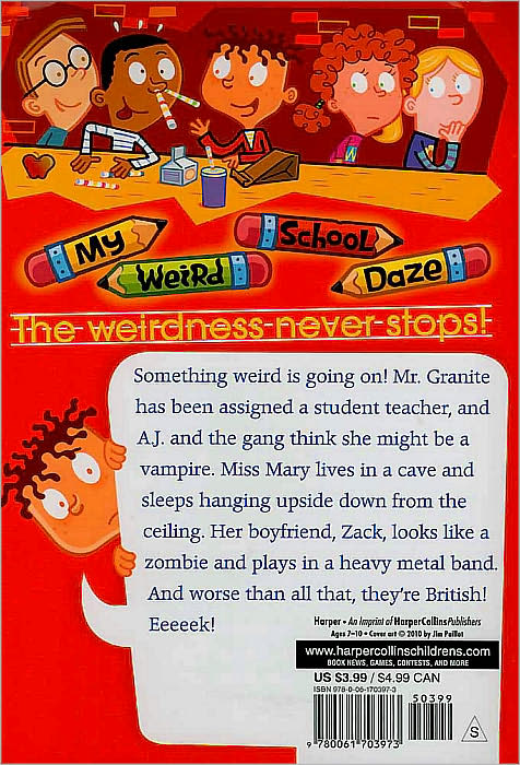 Miss Mary Is Scary! (My Weird School Daze Series #10)