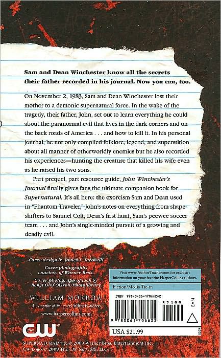 Supernatural: John Winchester's Journal