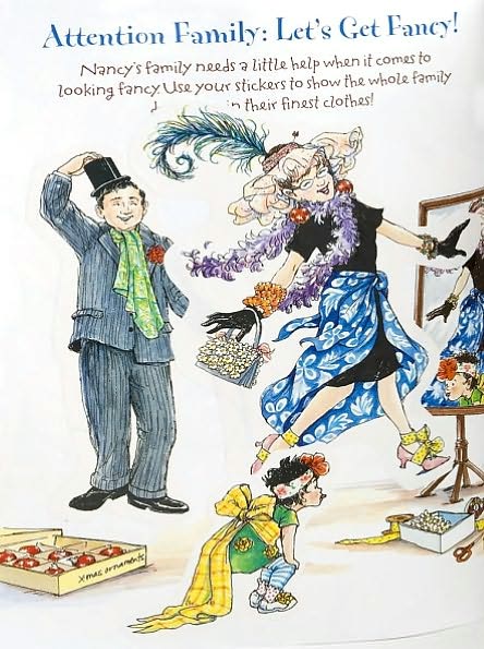 Fancy Nancy's Absolutely Stupendous Sticker Book (Fancy Nancy Series)