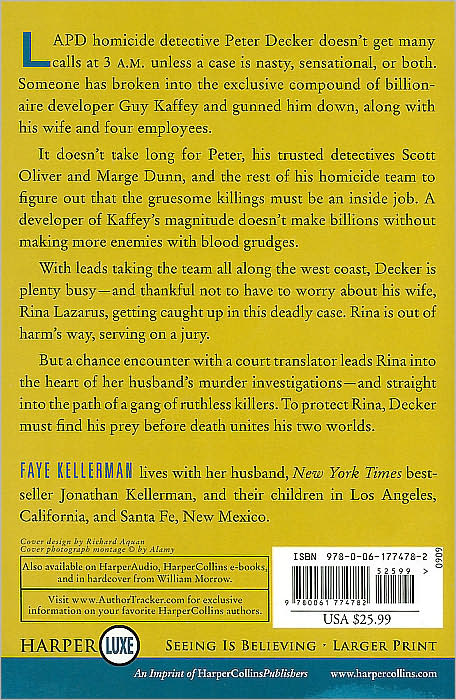 Blindman's Bluff (Peter Decker and Rina Lazarus Series #18)