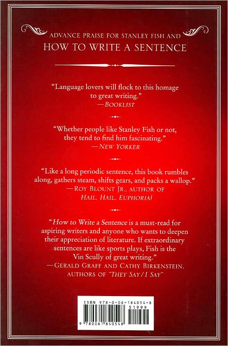 How to Write a Sentence: And How to Read One