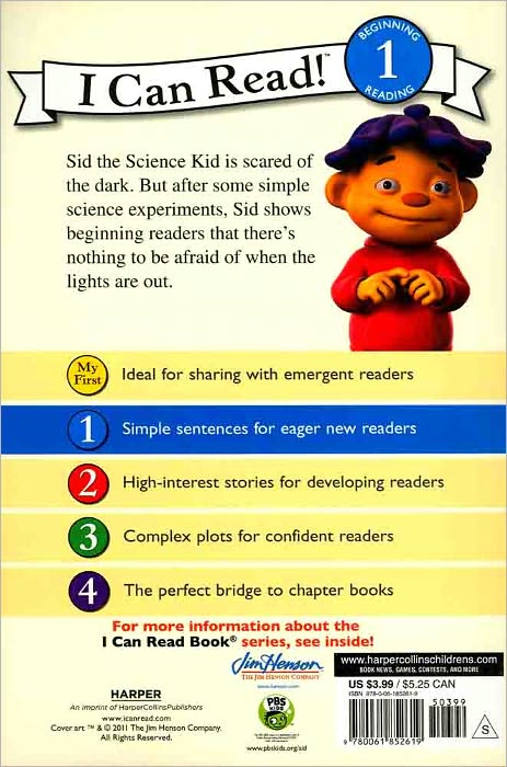 Sid the Science Kid: I'm Not Afraid of the Dark!