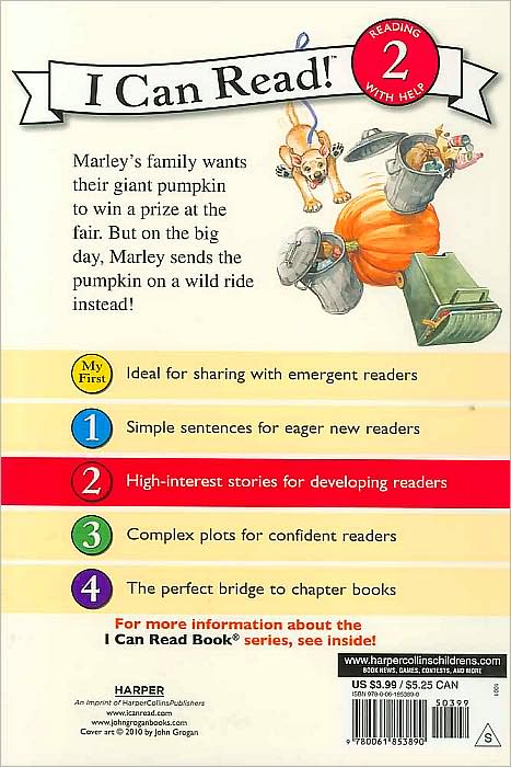 Marley and the Runaway Pumpkin (Marley: I Can Read Book 2 Series)