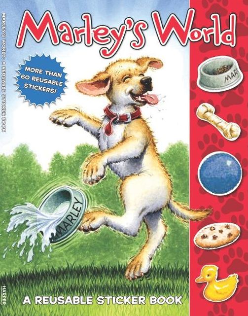 Marley's World Reusable Sticker Book (Marley Series)