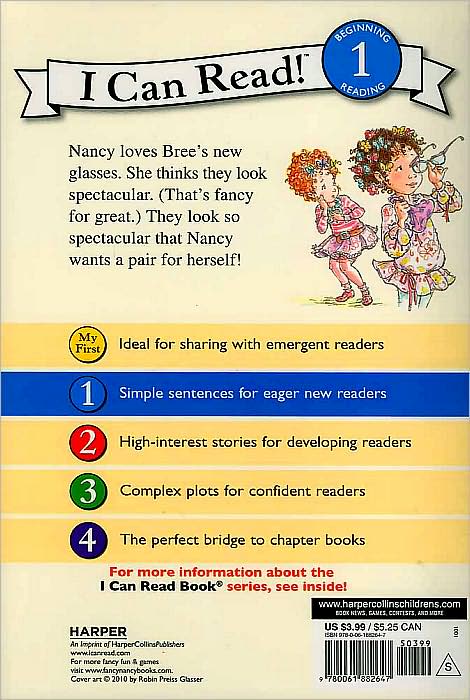 Fancy Nancy: Spectacular Spectacles (I Can Read Series Level 1)