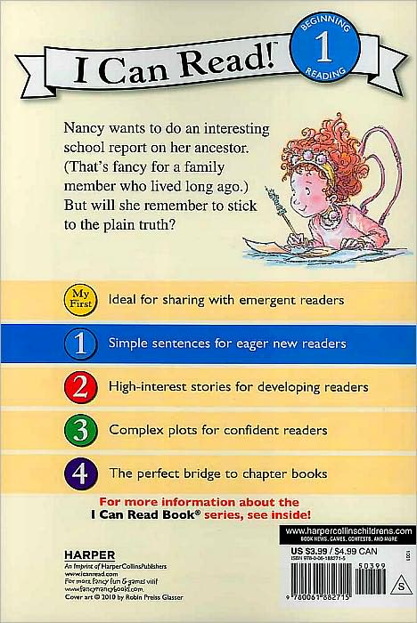 Fancy Nancy: My Family History (I Can Read Book 1 Series)