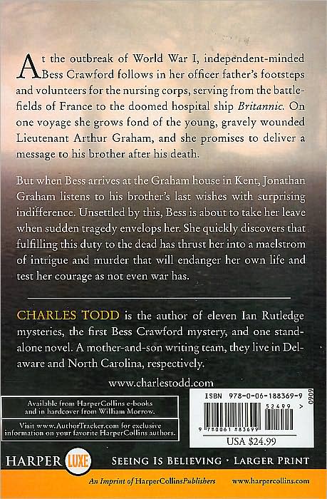 A Duty to the Dead (Bess Crawford Series #1)