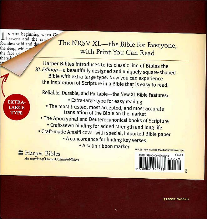 NRSV XL with Apocrypha