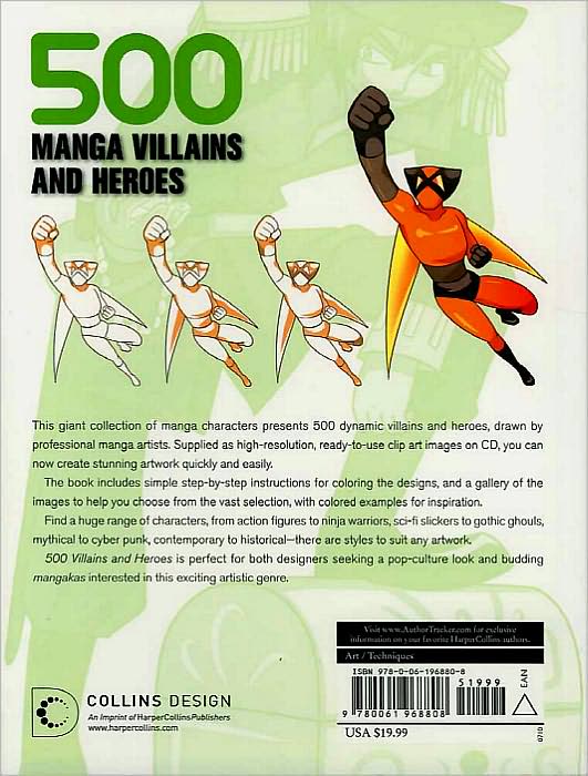 500 Manga Villains and Heroes