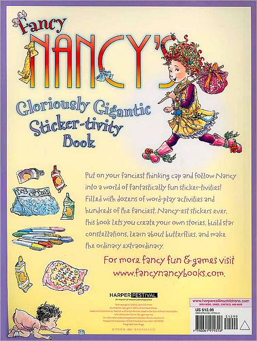 Fancy Nancy's Gloriously Gigantic Sticker-tivity Book (Fancy Nancy Series)