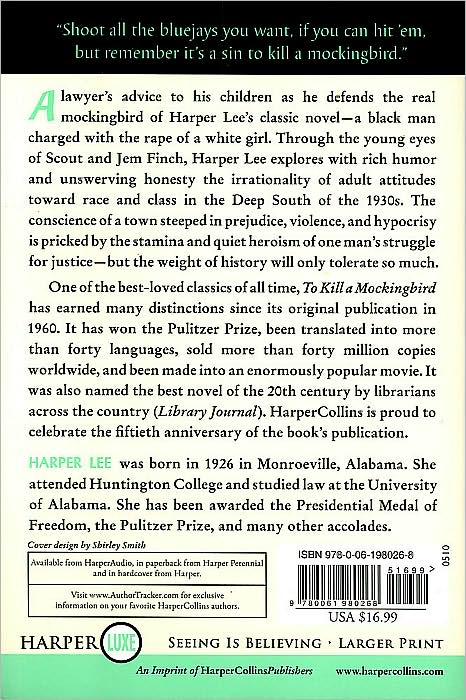 To Kill a Mockingbird (50 Anniversary Edition)
