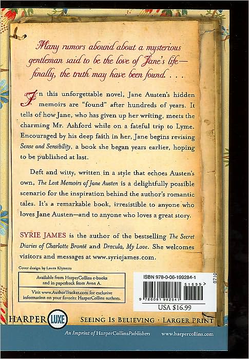 The Lost Memoirs of Jane Austen