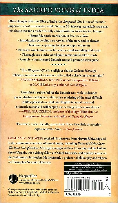 Bhagavad Gita: The Beloved Lord's Secret Love Song