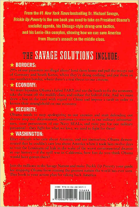 Trickle up Poverty: Stopping Obama's Attack on Our Borders, Economy, and Security