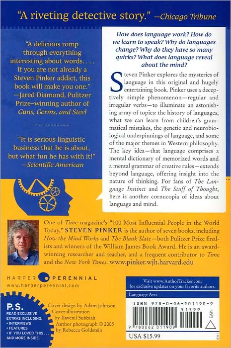 Words and Rules: The Ingredients of Language