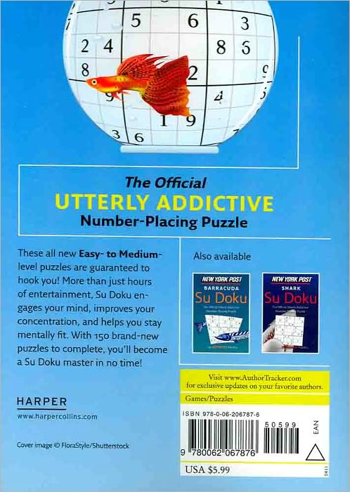 New York Post Guppy Su Doku: 150 Easy to Medium Puzzles