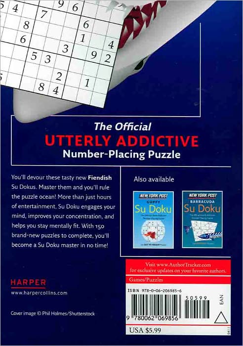 New York Post Shark Su Doku: 150 Fiendish Puzzles